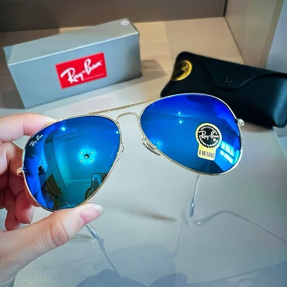 Ray-Ban Aviator Flash Lenses Sunglasses - Picture 6 of 8